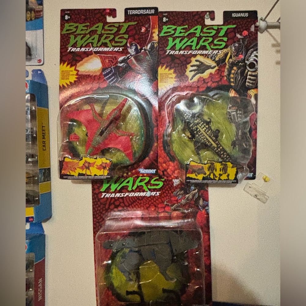 3 Transformers                                 Beast Wars Action Figures